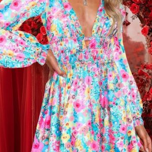 Robe Bohème Chic Courte – Valentina