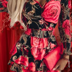 Robe Courte Champêtre – Sienna